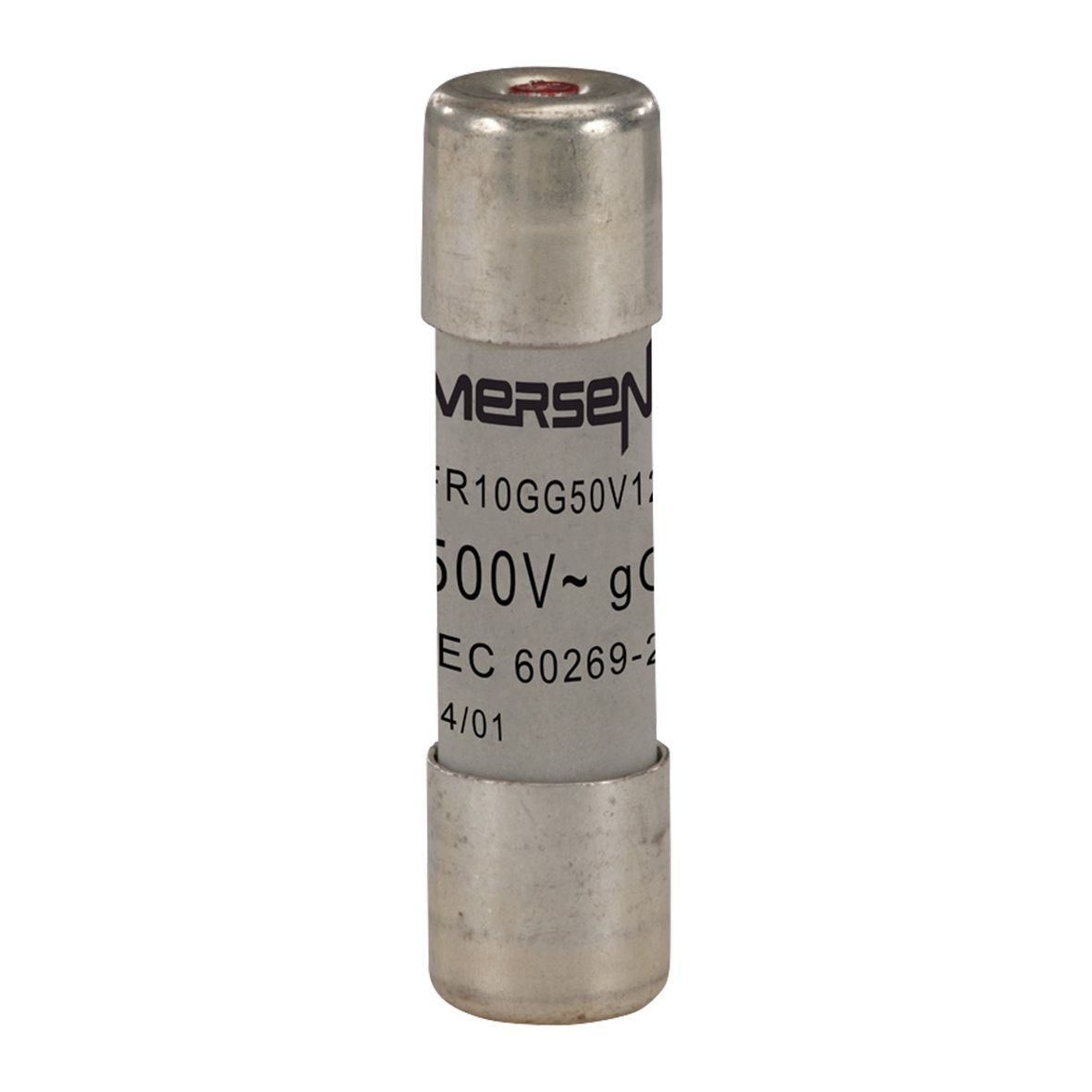 H200751 - Cylindrical fuse-link gG 500VAC 10.3x38, 12A with indicator